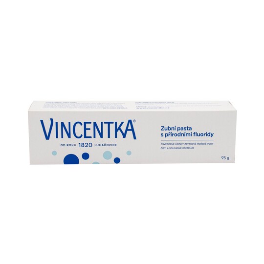 Vincentka zubná pasta s ovocnou príchuťou 95g