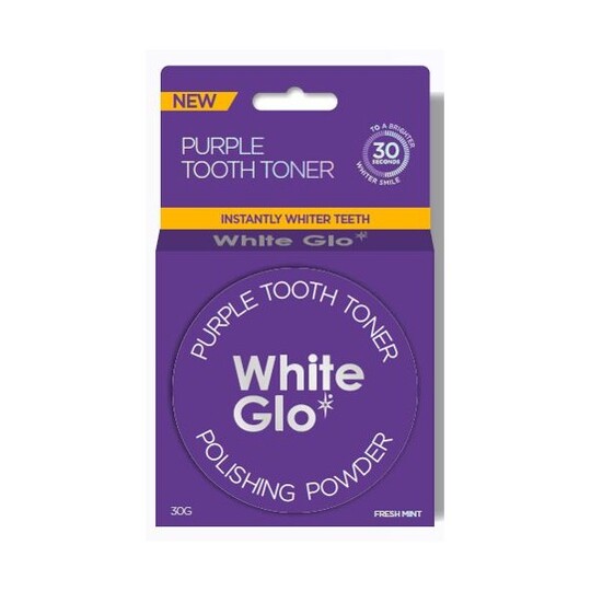 White Glo Purple bieliaci zubný púder 30 g