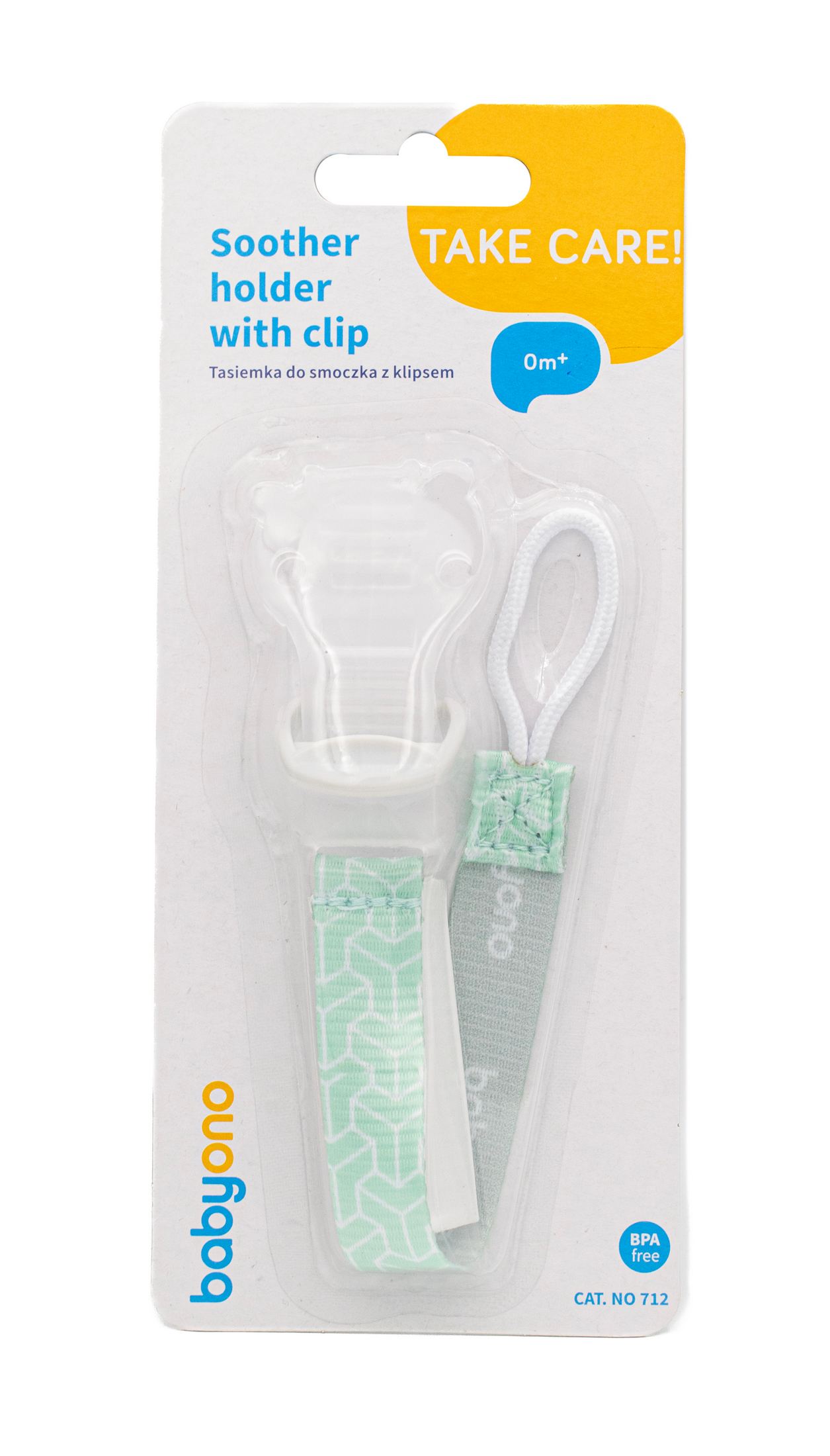 Babyono klip na cumlík so stuhou