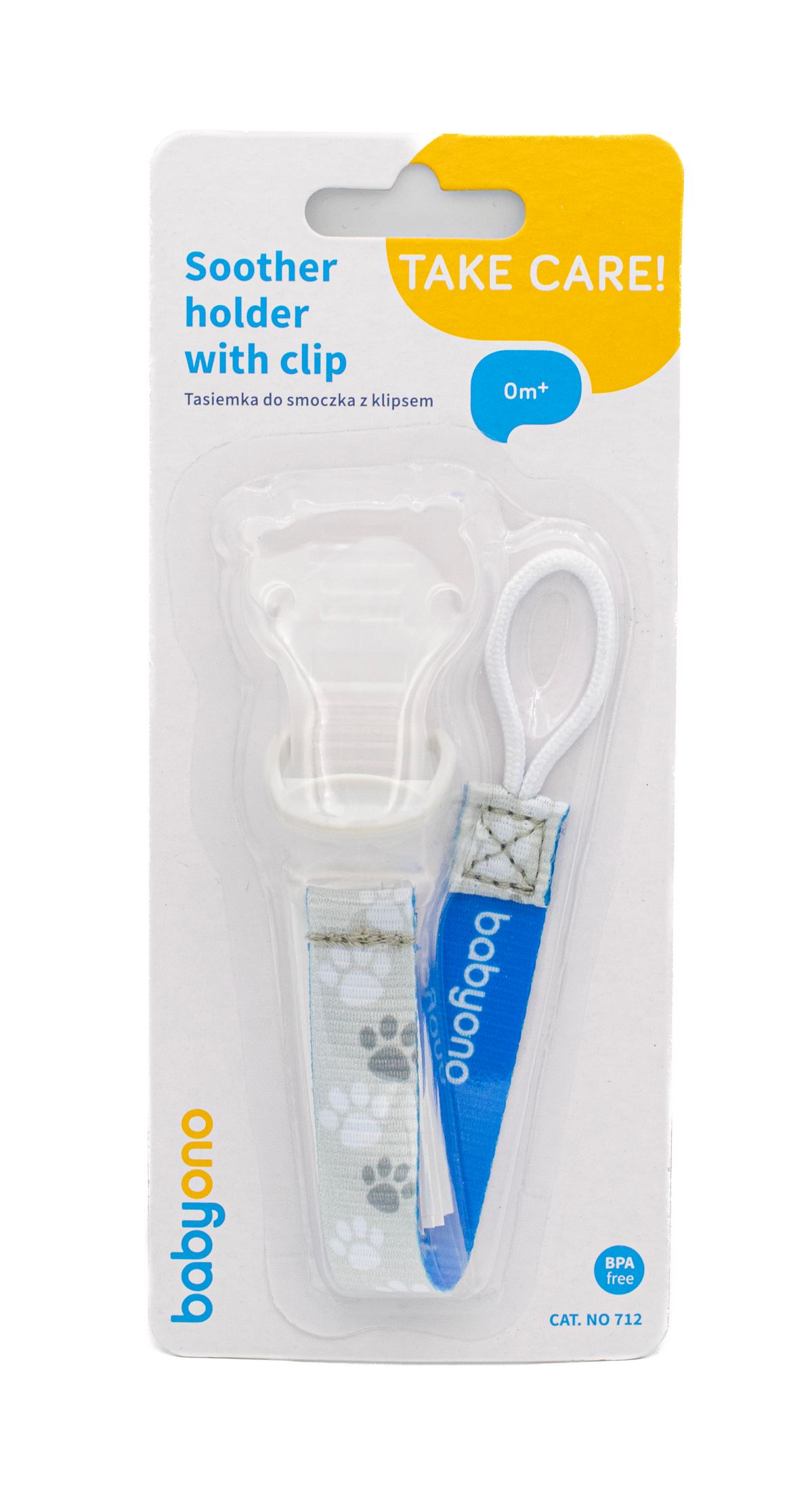 Babyono klip na cumlík so stuhou