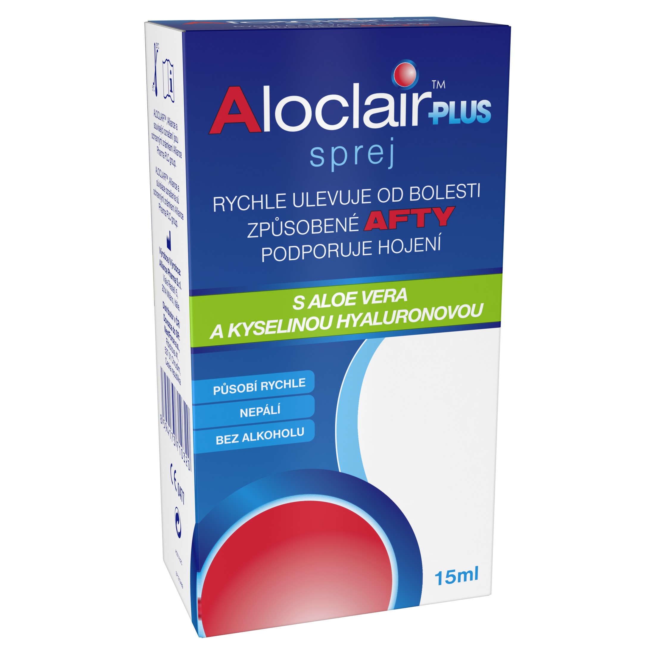 Aloclair plus sprej 15 ml