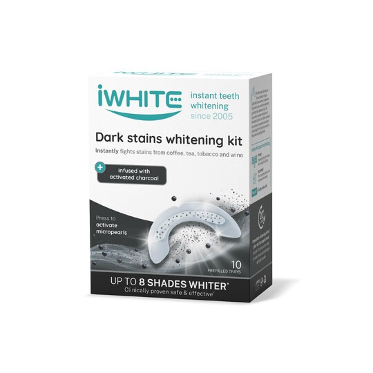 iWhite Dark Stains sada na bielenie zubov 10 × 0,8 g