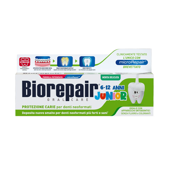 Biorepair Junior 6-12 Mint detská zubná pasta 75 ml