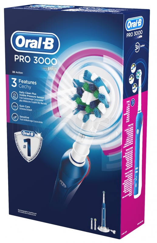 Braun Oral-B PRO 3000 elektrická kefka