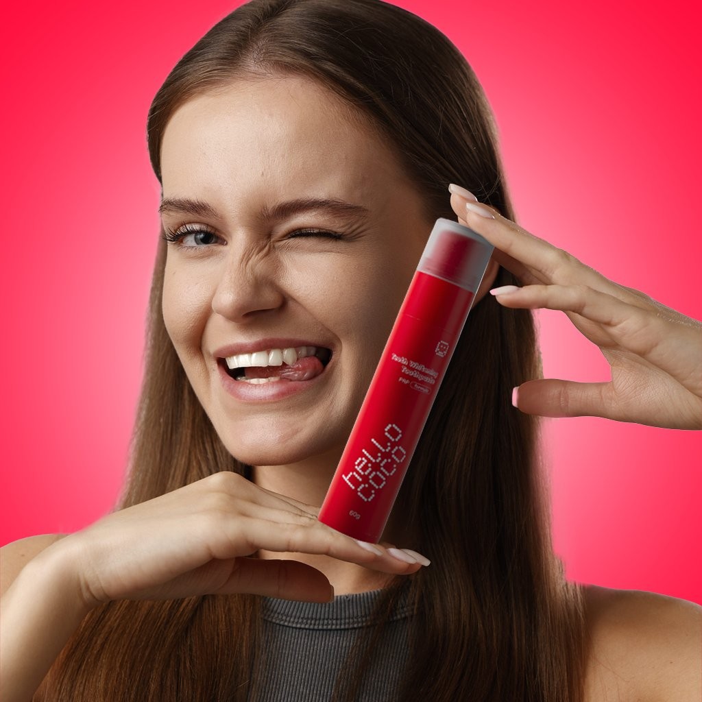 Hello Coco PAP Teeth Whitening bieliaca zubná pasta 2×60 g