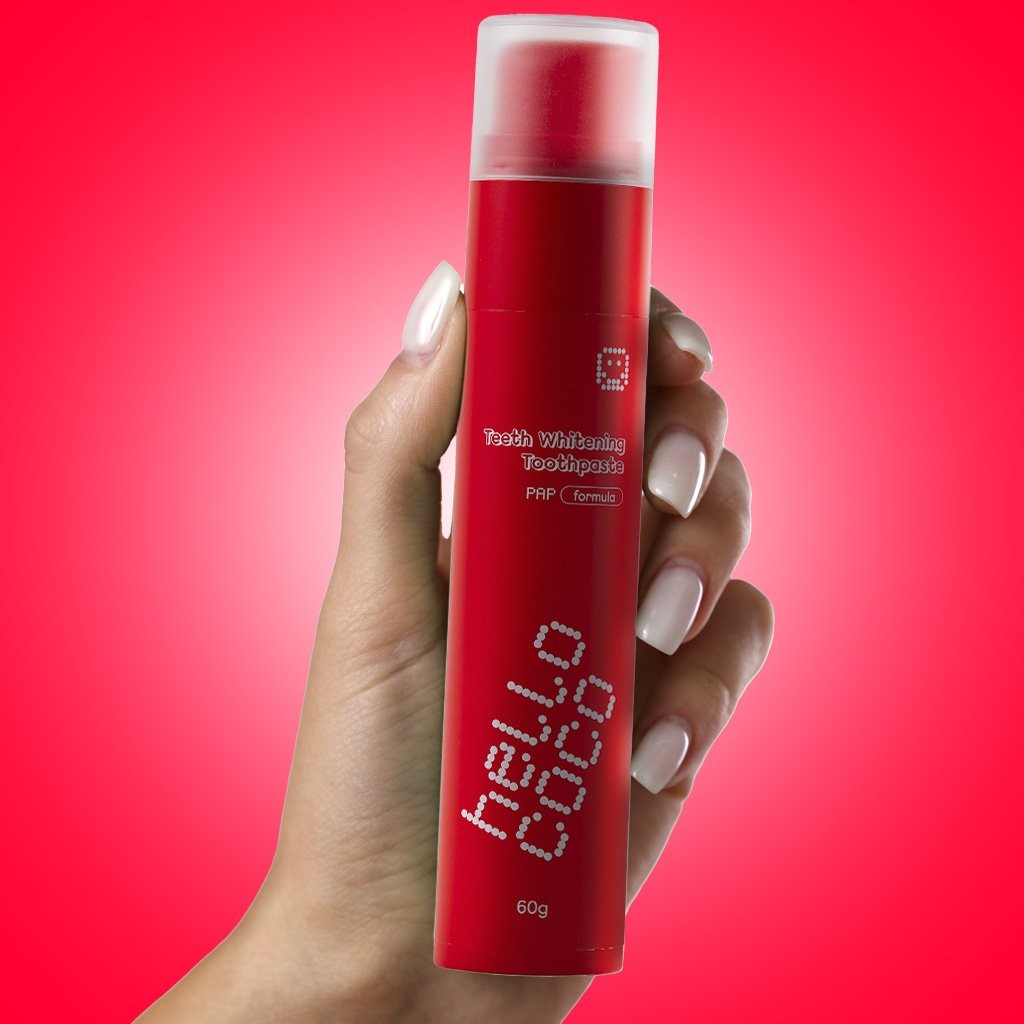 Hello Coco PAP Teeth Whitening bieliaca zubná pasta 2×60 g