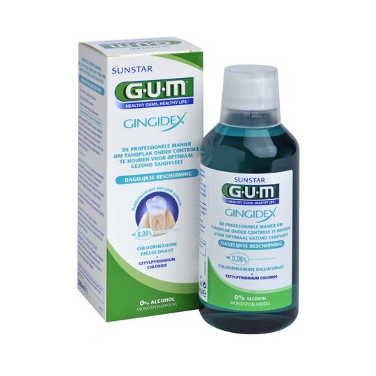 GUM Gingidex 0,06% ústna voda 300 ml