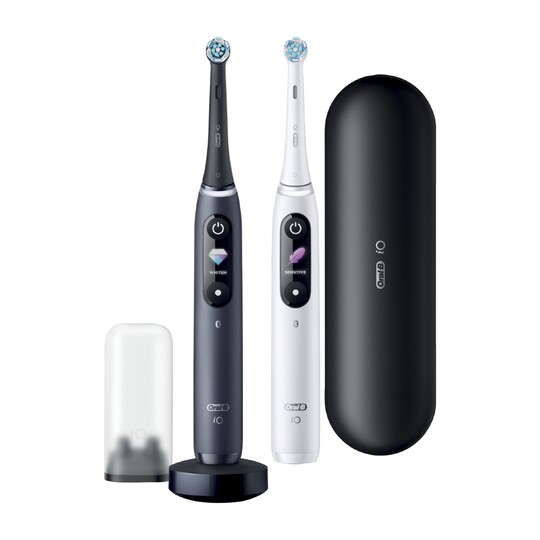 Oral-B iO Series 8 Duo White+Black magnetická kefka 2 ks