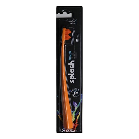 Splash Brush 2 150 zubná kefka oranžová