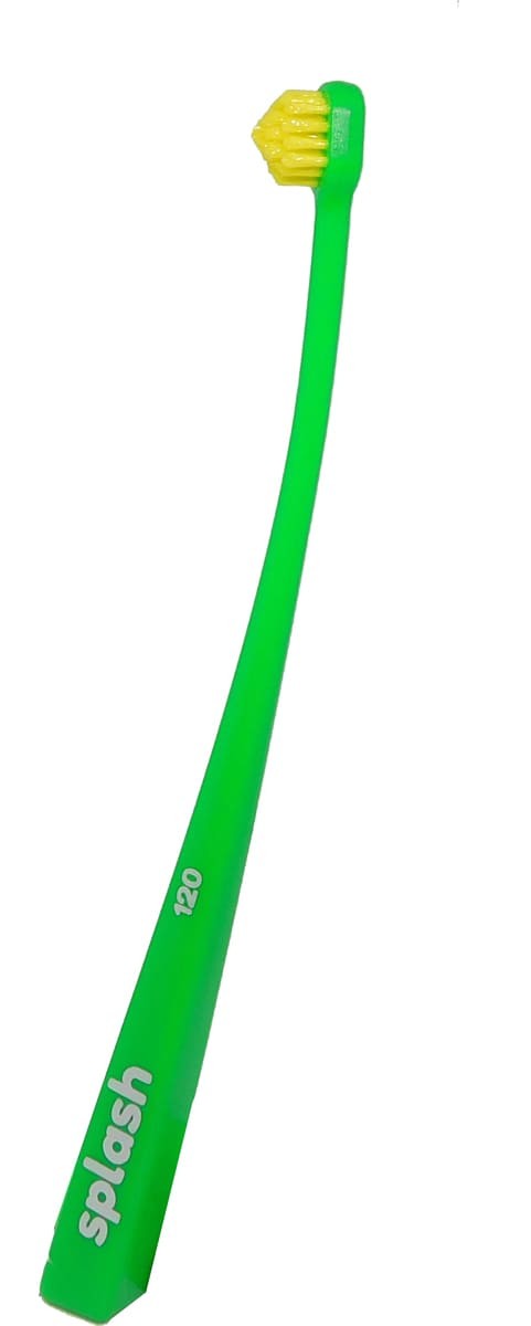 Splash Brush 120 zubná kefka zelená