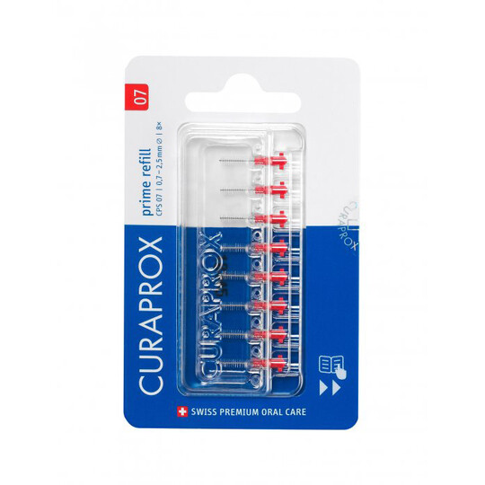 Curaprox CPS 07 prime REFILL medzizubné kefky 8 ks