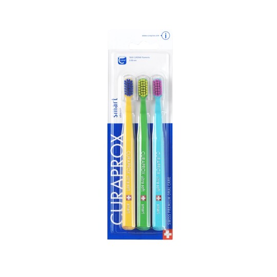 Curaprox CS 7600 Ultrasoft SMART zubná kefka 3 ks