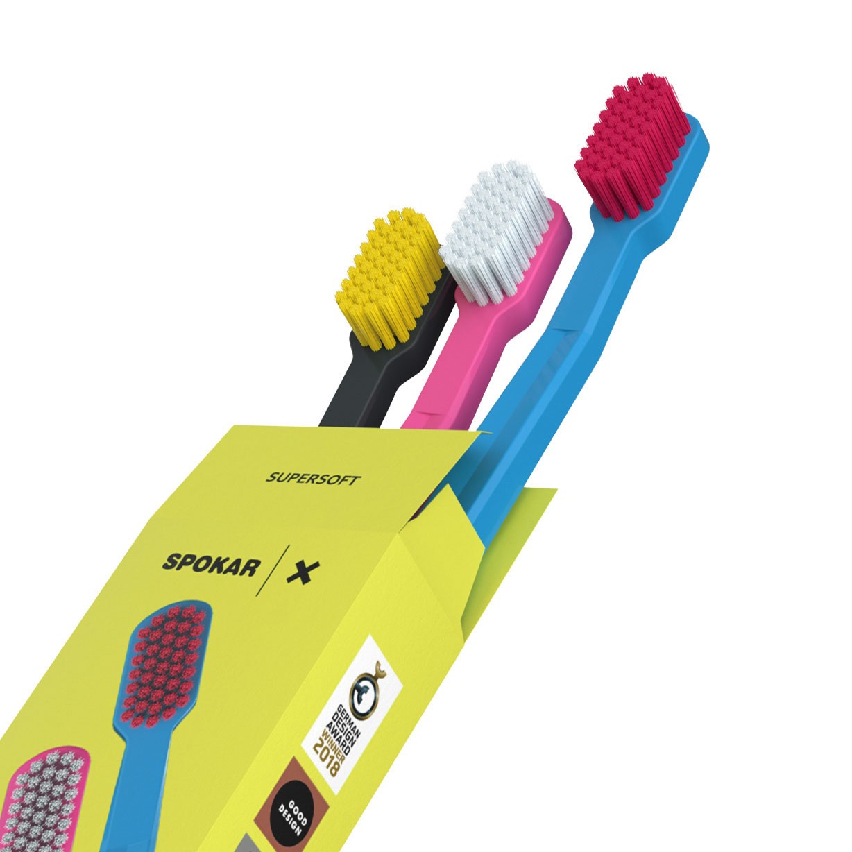 Spokar X 3500 Supersoft zubná kefka 3 ks