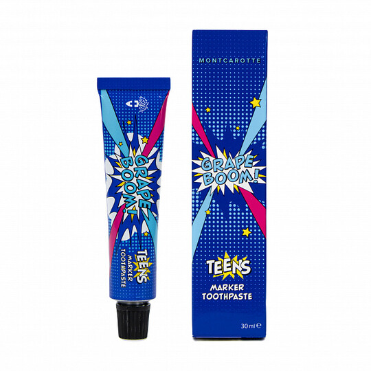 Montcarotte Marker Teens Grape Boom zubná pasta 30 ml