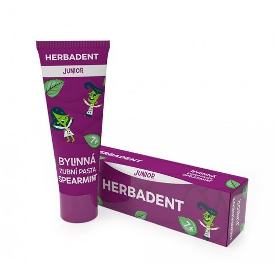 Herbadent Junior Spearmint zubná pasta 75 g