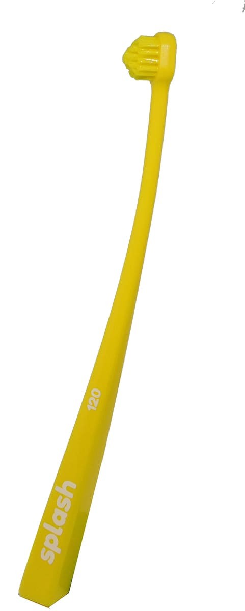 Splash Brush 120 zubná kefka svetlo žltá
