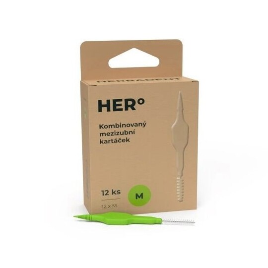 Herbadent HERo M medzizubná kefka 12 ks