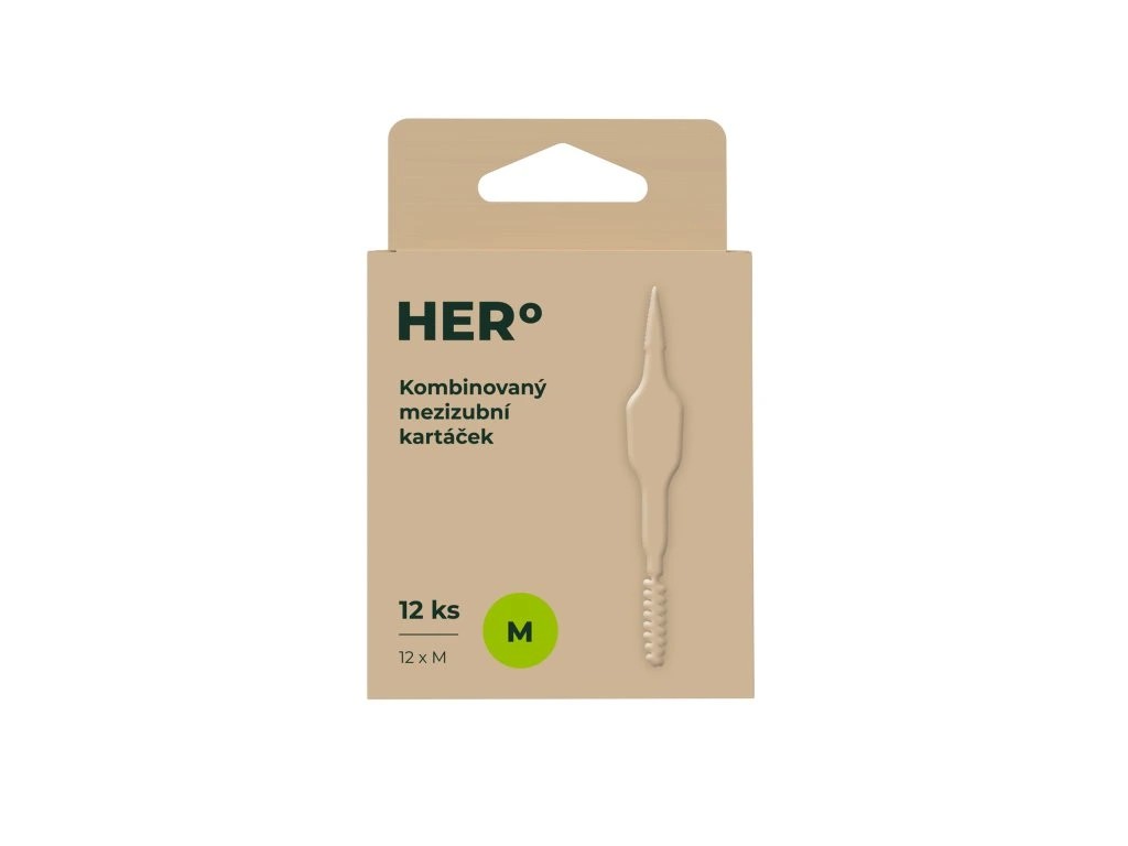 Herbadent HERo M medzizubná kefka 12 ks