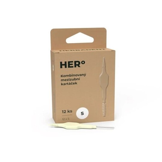Herbadent HERo S medzizubná kefka 12 ks