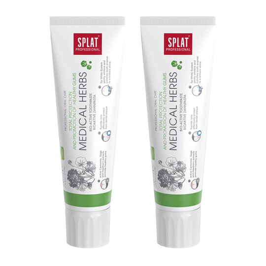 Splat Professional Medical Herbs zubná pasta 2×100 ml