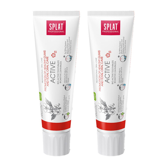 Splat Professional Active zubná pasta 2×100 ml