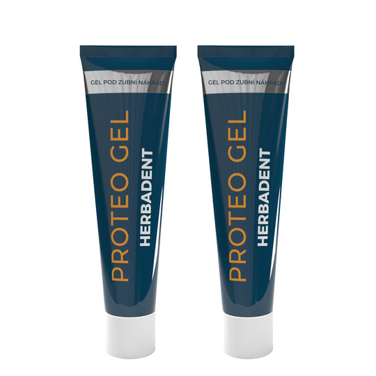 Herbadent Proteo gél pod zubnú náhradu 2×40 g