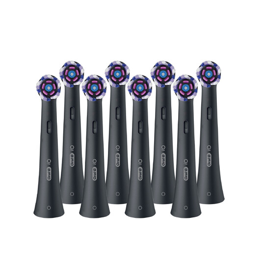 Oral-B iO Radiant White Black náhradné hlavice 4+4 ks