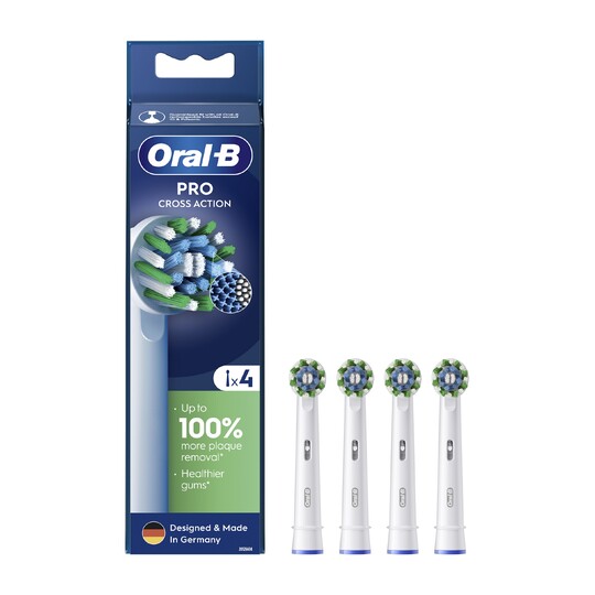 Oral-B Cross Action Pro White náhradné hlavice 4 ks