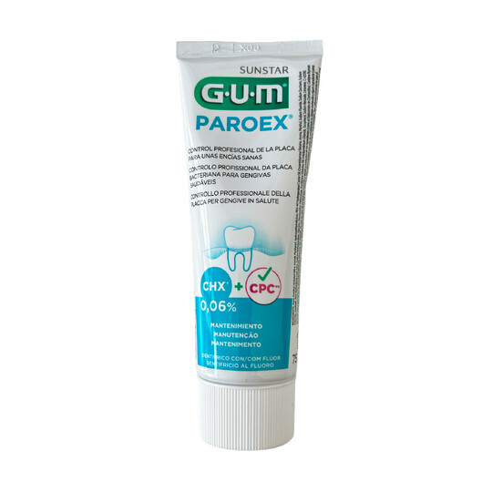 GUM Paroex 0,06% CHX zubná pasta 75 ml