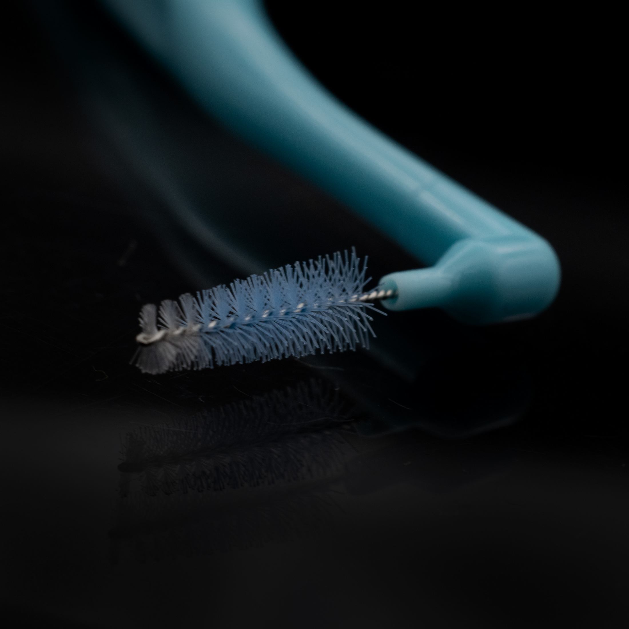 DentalPro L Shaped 4 medzizubná kefka modrá 10 ks