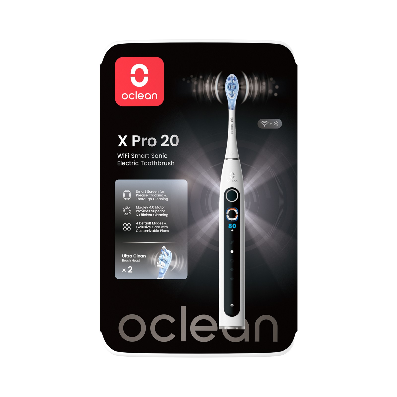 Oclean X Pro 20 White sonická kefka