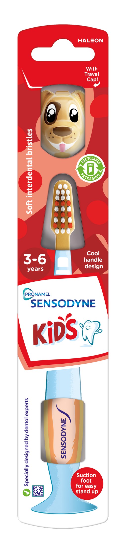 Sensodyne Pronamel Kids 3-6 detská zubná kefka - pes