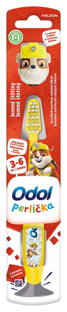 Odol Perlička 3-6 rokov detská zubná kefka - Rubble