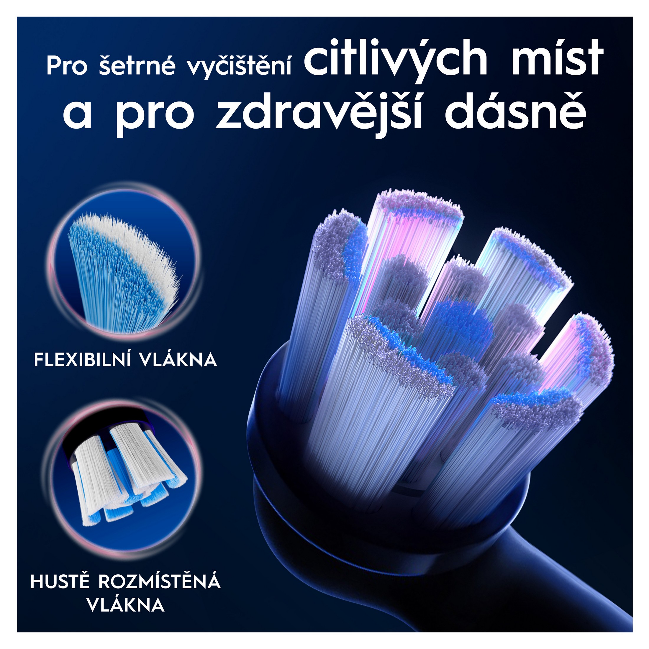 Oral-B iO Gentle Care Black náhradné hlavice 2 ks