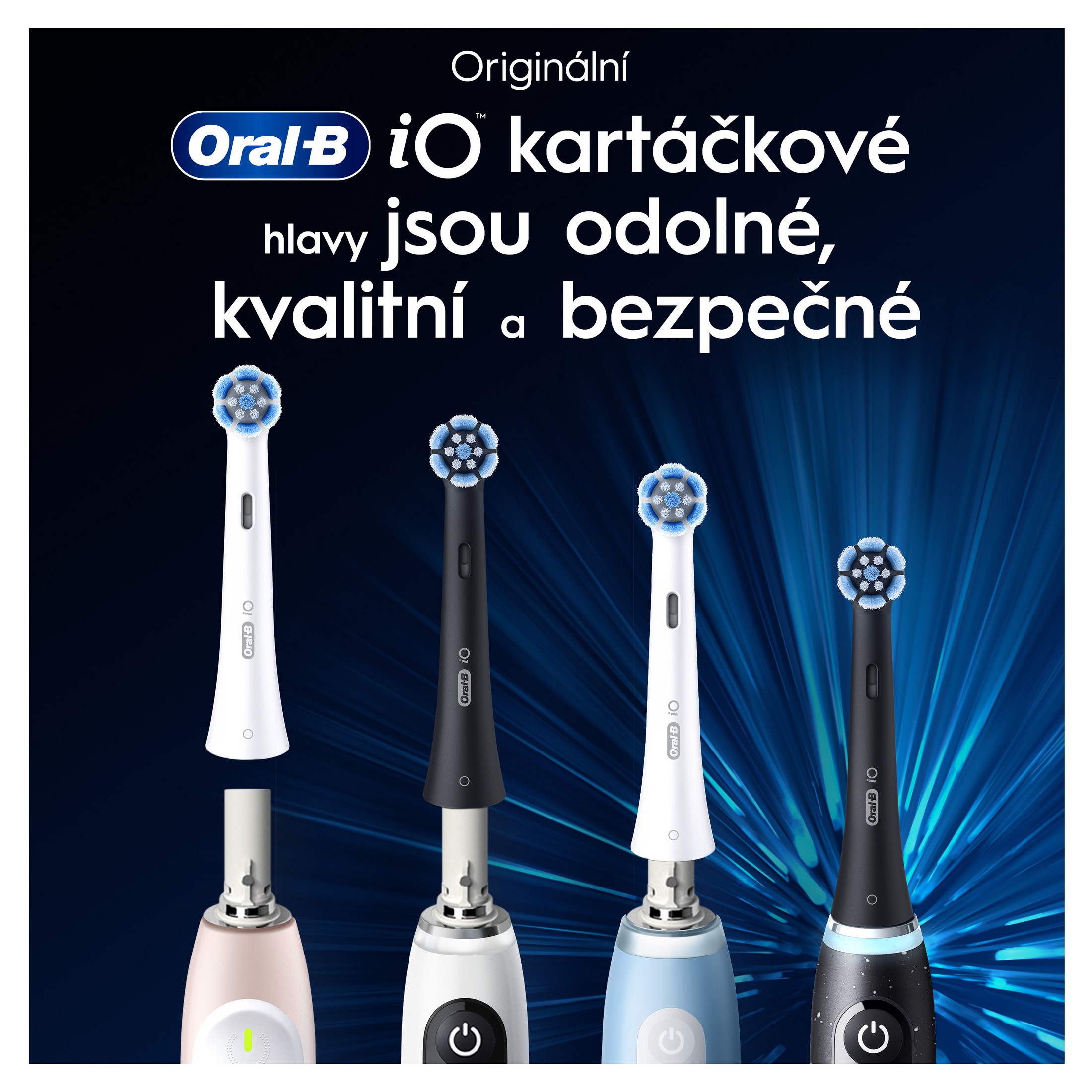Oral-B iO Gentle Care Black náhradné hlavice 2 ks