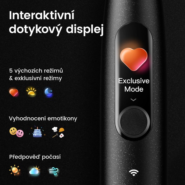 Oclean X Ultra Black sonická kefka