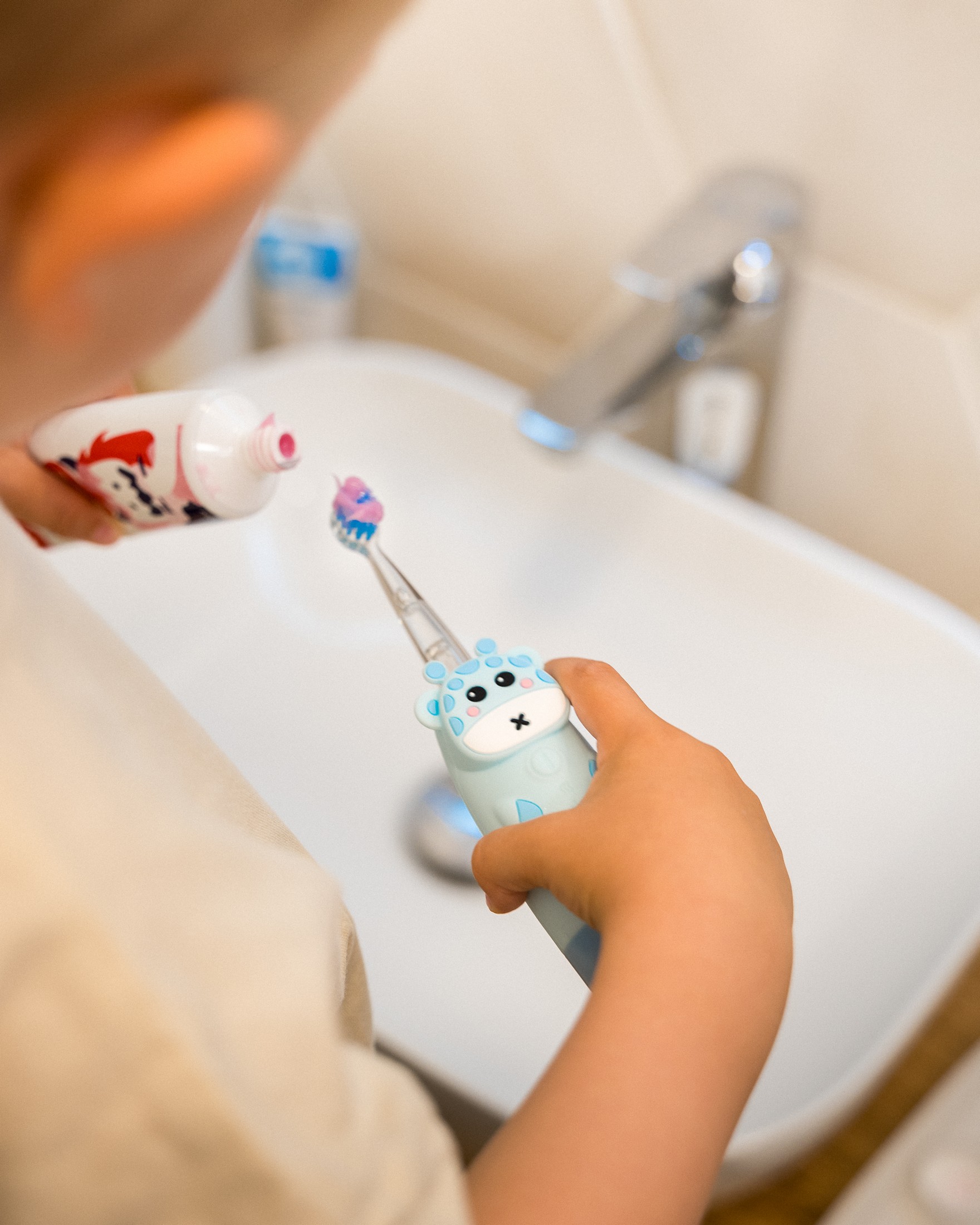 Nordics Expert Kids Sonic CA910 Blue detská sonická kefka