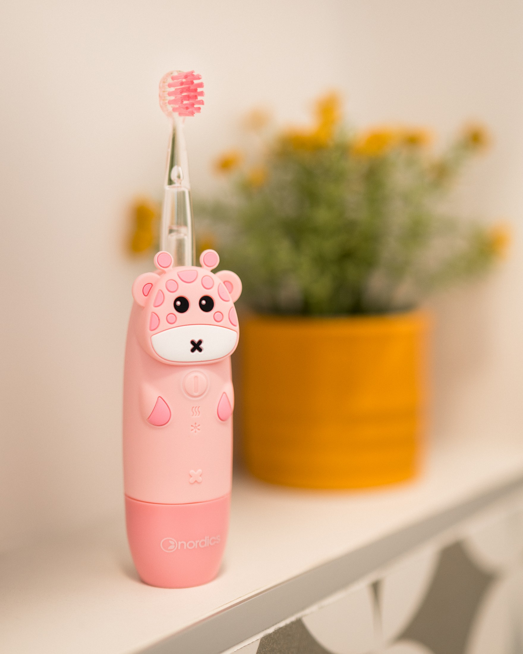 Nordics Expert Kids Sonic CA910 Pink detská sonická kefka