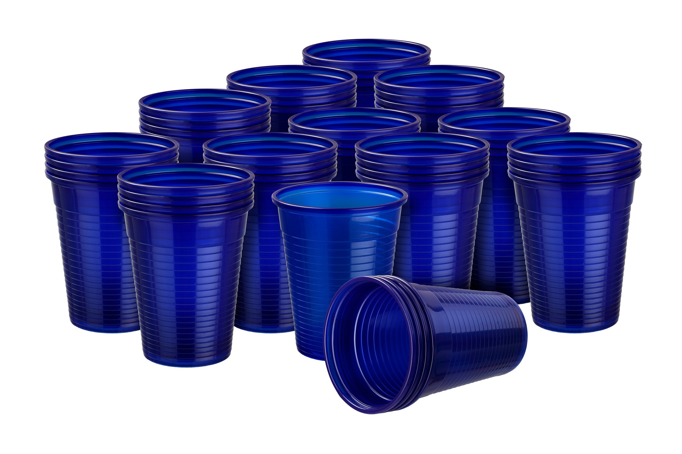 Akzenta Top Cups Dark Blue plastové jednorazové kelímky 50 ks