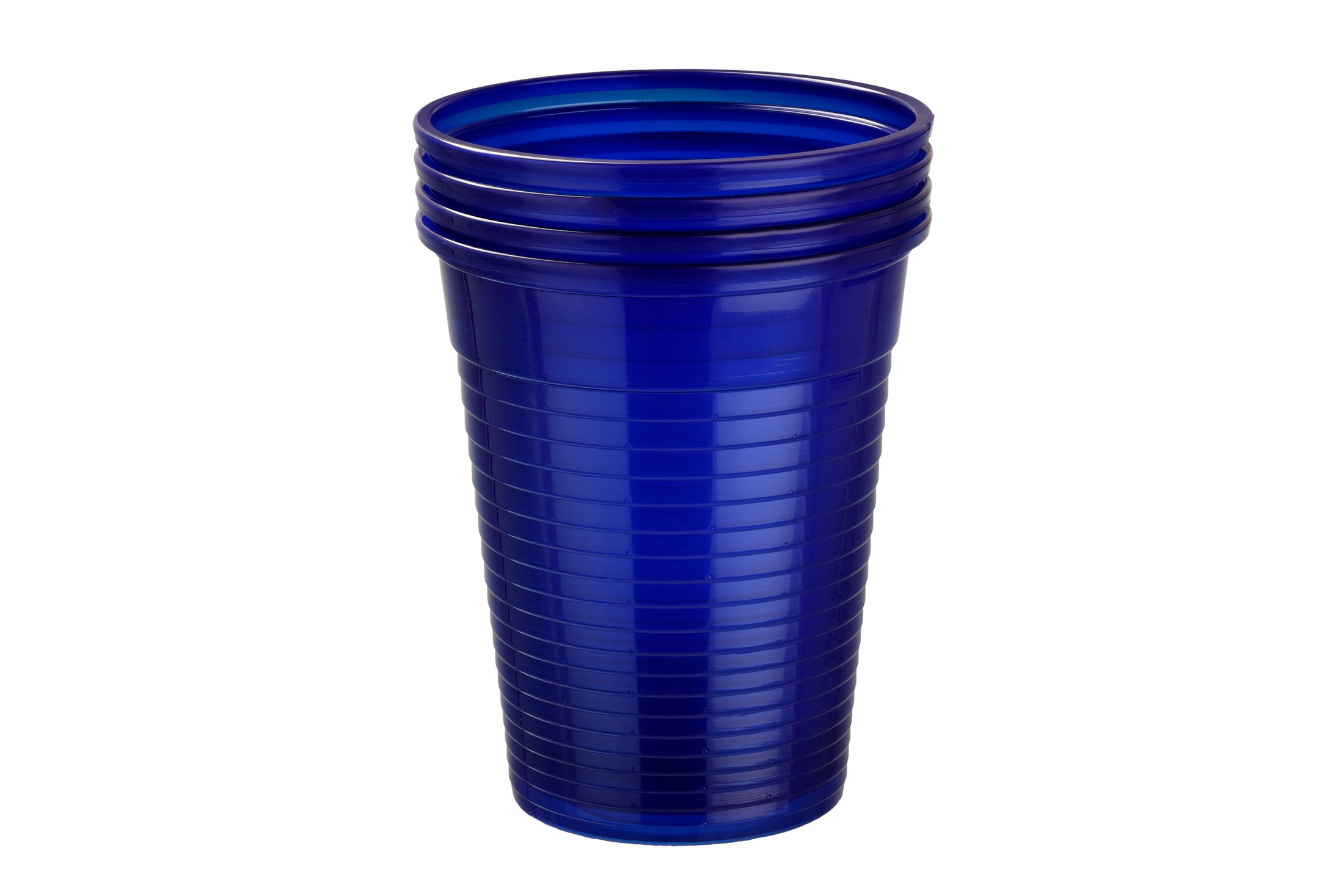 Akzenta Top Cups Dark Blue plastové jednorazové kelímky 50 ks