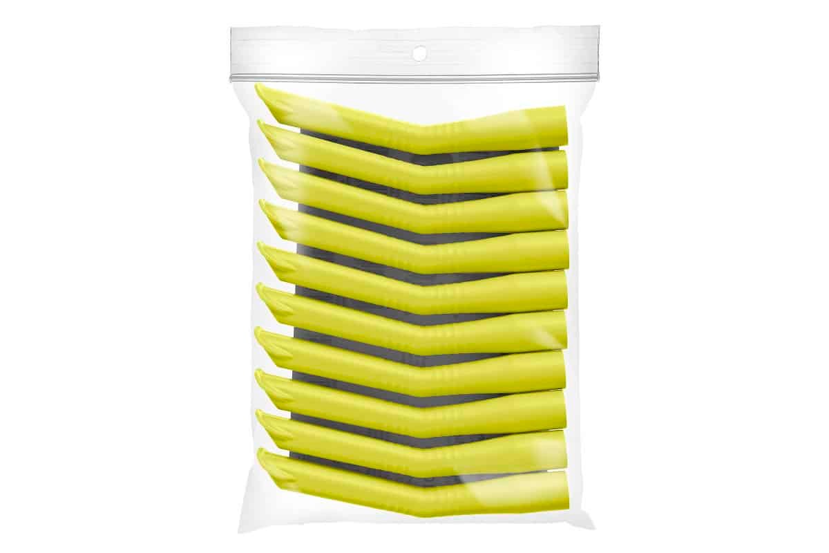 Akzenta Top Tips Regular 124/16 mm Yellow sacie kanyly 10 ks