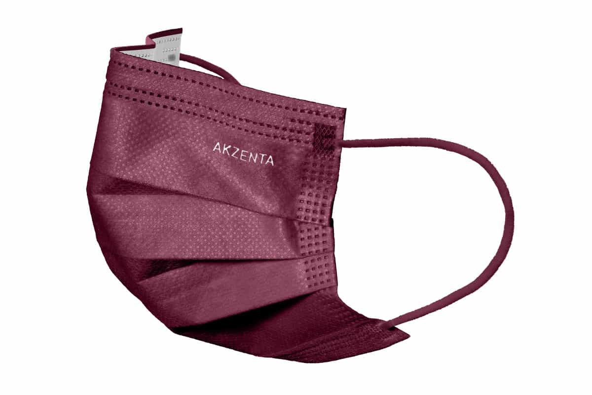 Akzenta Top Mask Ultrasafe & Chic Burgundy jednorazová ústenka 50 ks