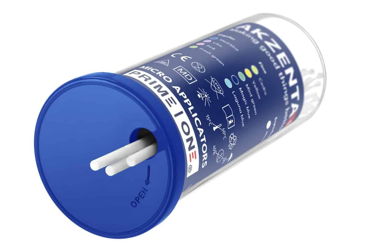 Akzenta Superfine White mikroaplikátor 4×100 ks