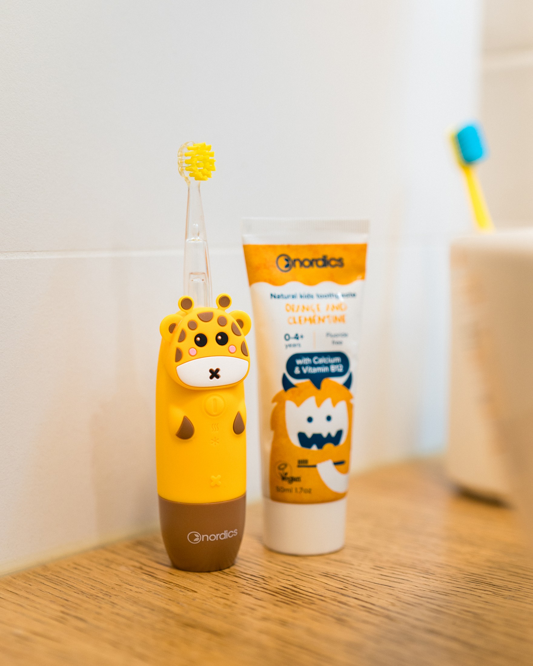 Nordics Expert Kids Sonic CA910 Yellow detská sonická kefka