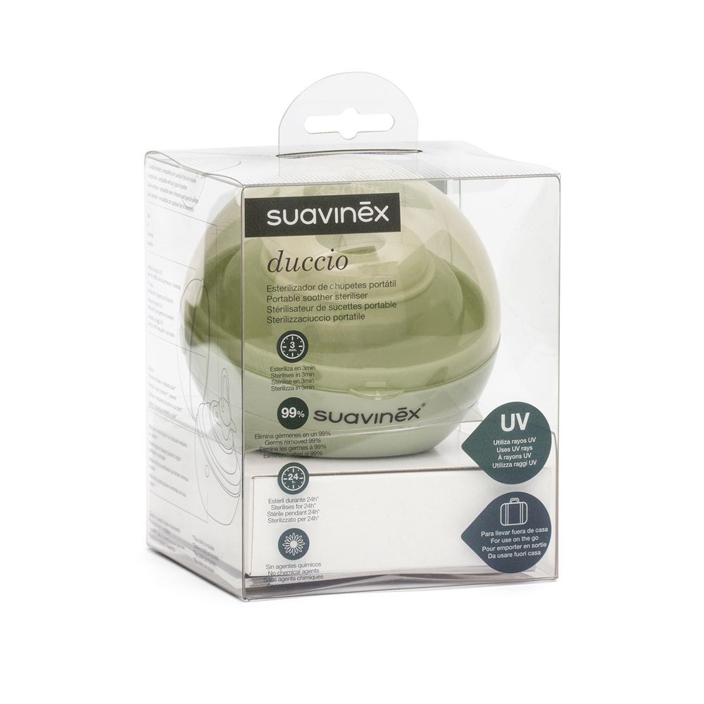 Suavinex sterilizátor cumlíkov - ZELENÝ
