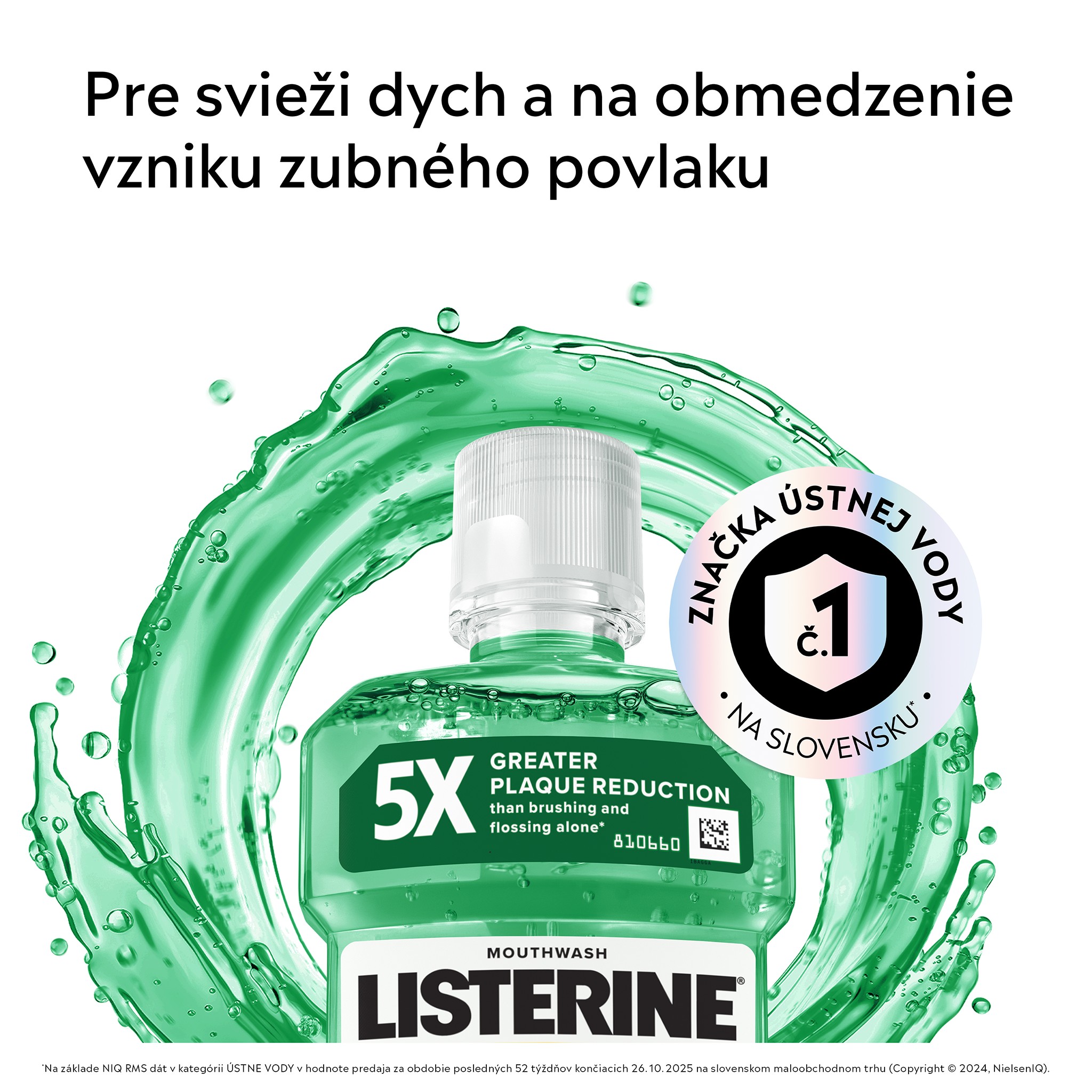 Listerine Fresh Burst ústna voda 250 ml - -