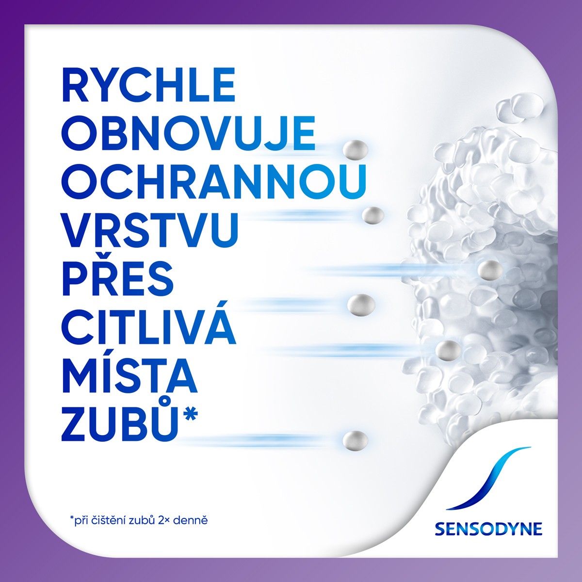 Sensodyne Rapid Whitening zubná pasta 75 ml