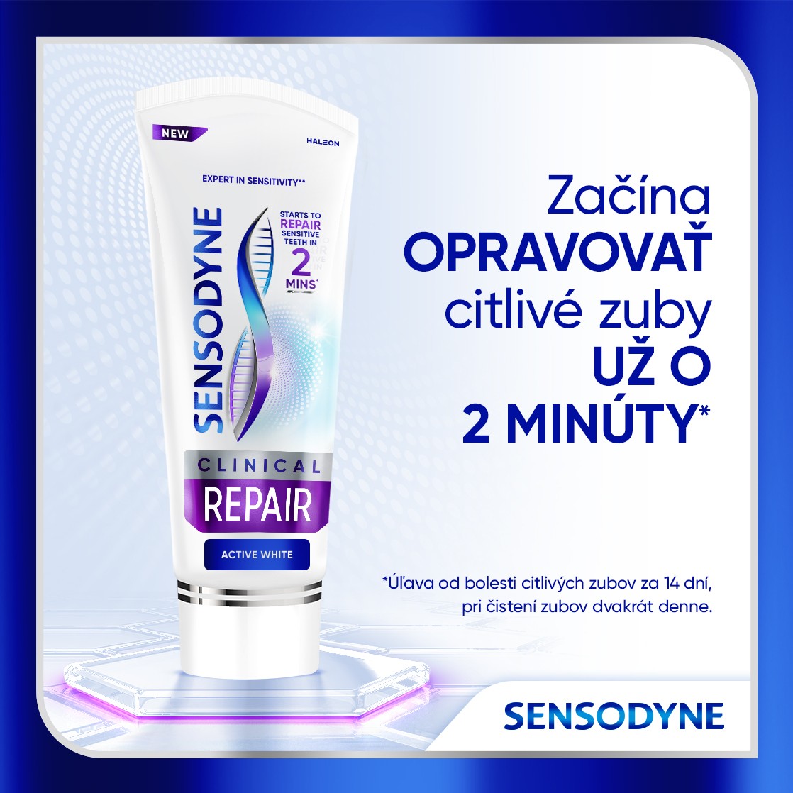 Sensodyne Clinical Repair Active White zubná pasta 75 ml