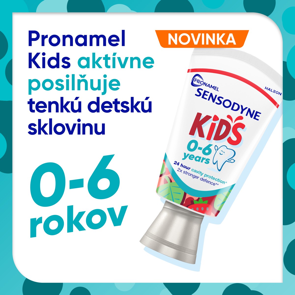 Sensodyne Pronamel Kids detská zubná pasta 0-6 rokov 2×50 ml