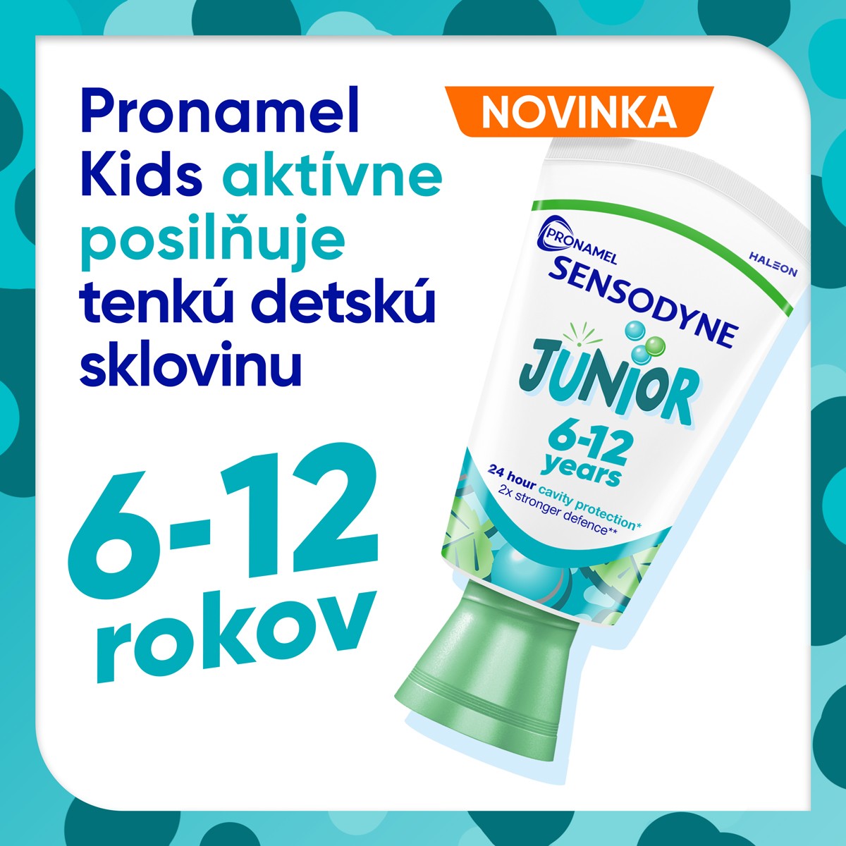 Sensodyne Pronamel Junior detská zubná pasta 6-12 rokov 2×50 ml